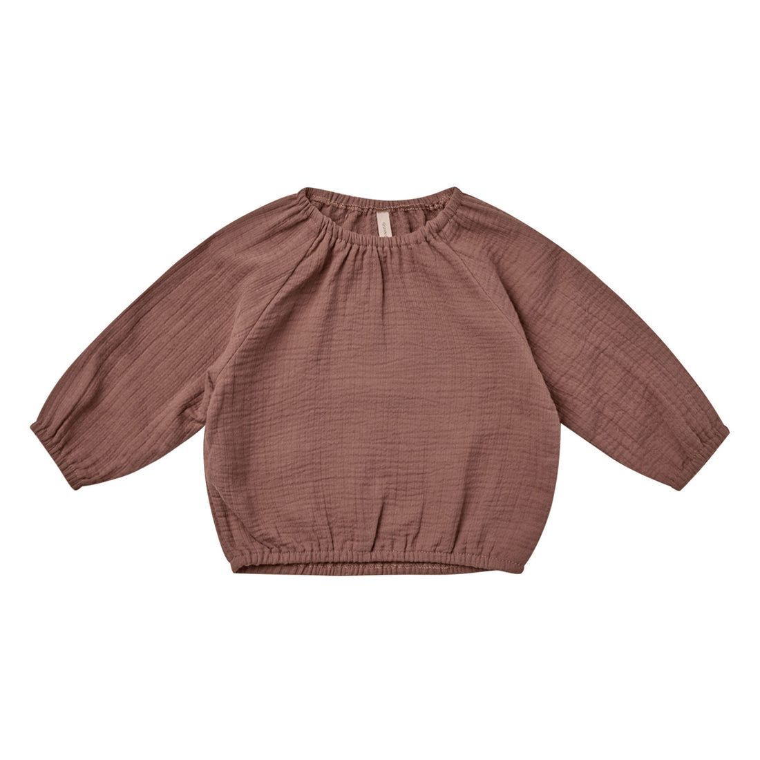 Quincy Mae Cinch Long Sleeve Tee | Pecan