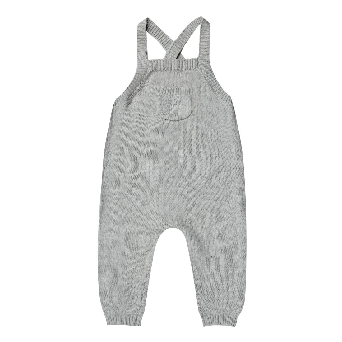 Quincy Mae Sky Heather Knit Overall