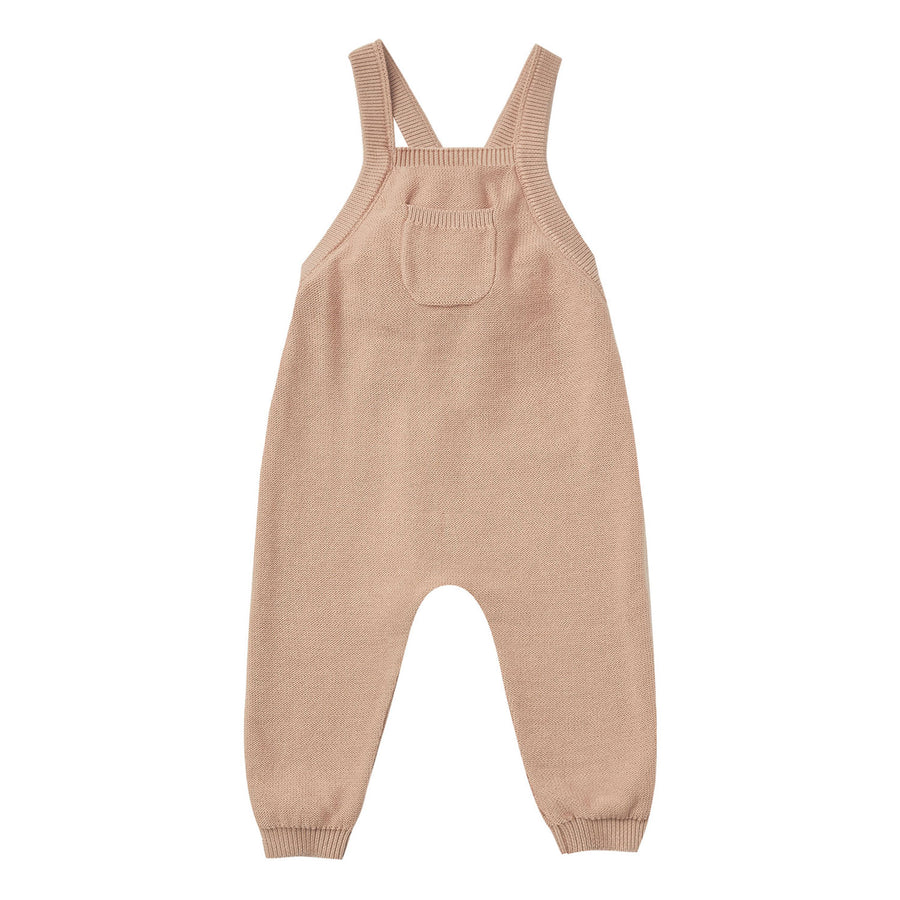 Quincy Mae Knit Overalls-Petal