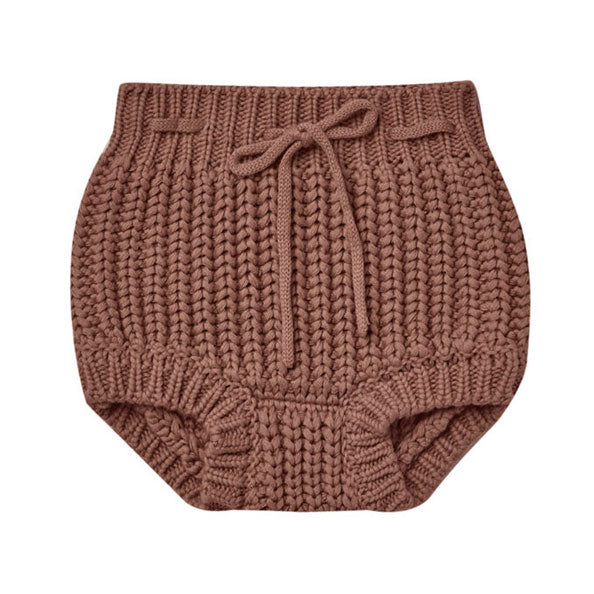 Quincy Mae Knit Tie Bloomer | Pecan