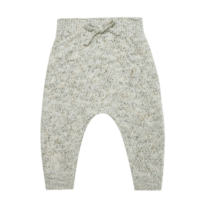 Quincy Mae Cozy Heathered Knit Pant | Fern
