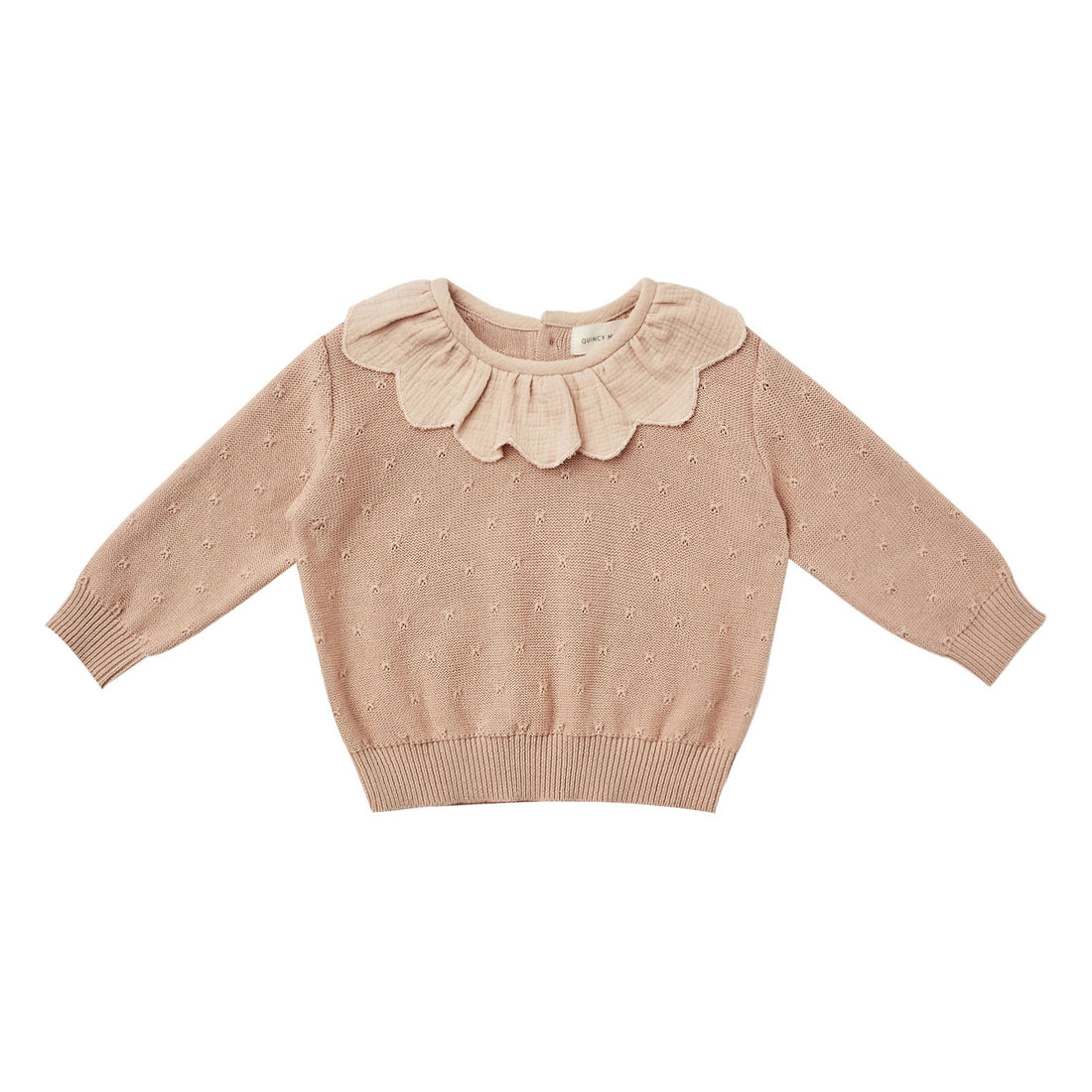 Quincy Mae Petal Knit Sweater-Petal