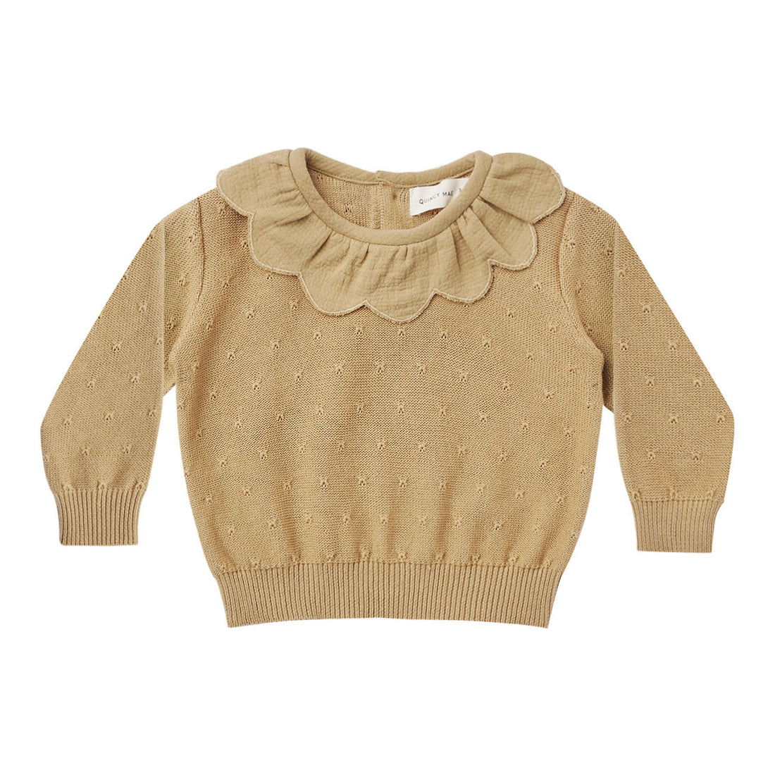 Quincy Mae Petal Knit Sweater | Honey