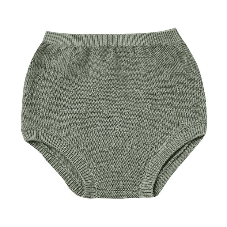 Quincy Mae Knit Bloomers-Basil