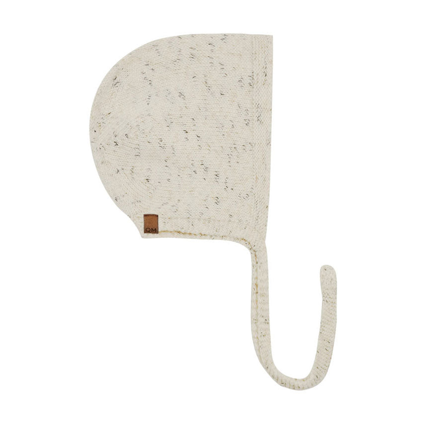 Quincy Mae Speckled Knit Bonnet | Natural