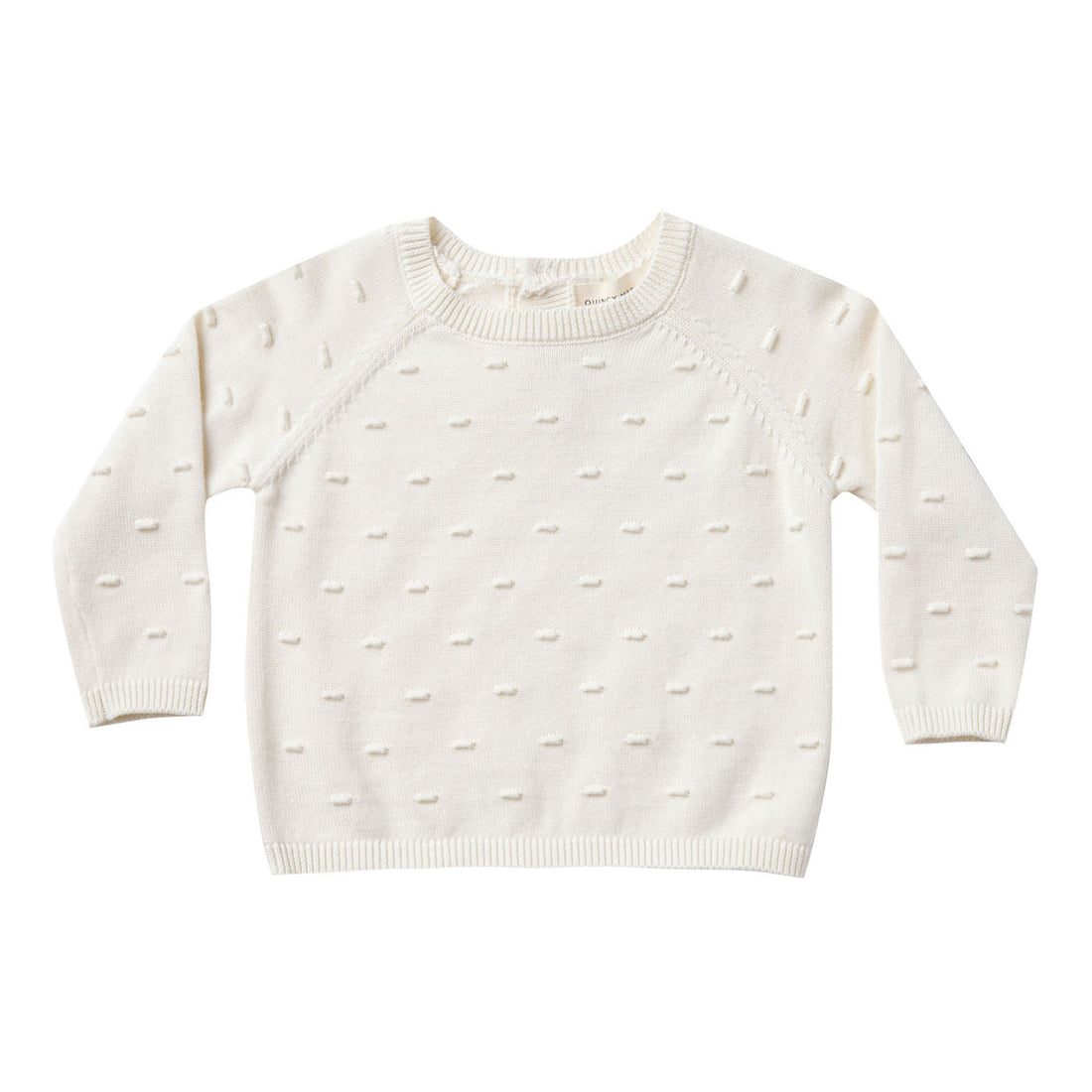 Quincy Mae  Ivory Bailey Knit Sweater