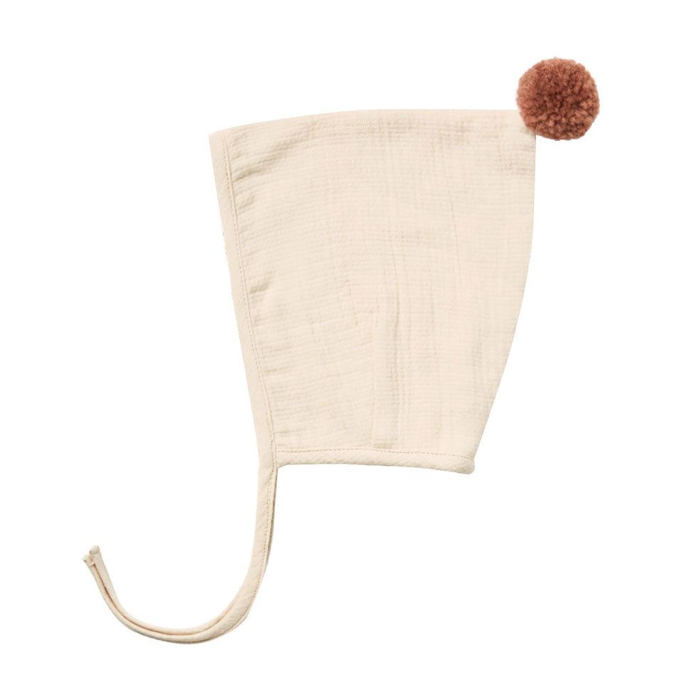 Quincy Mae Pom Pixie Bonnet-Natural
