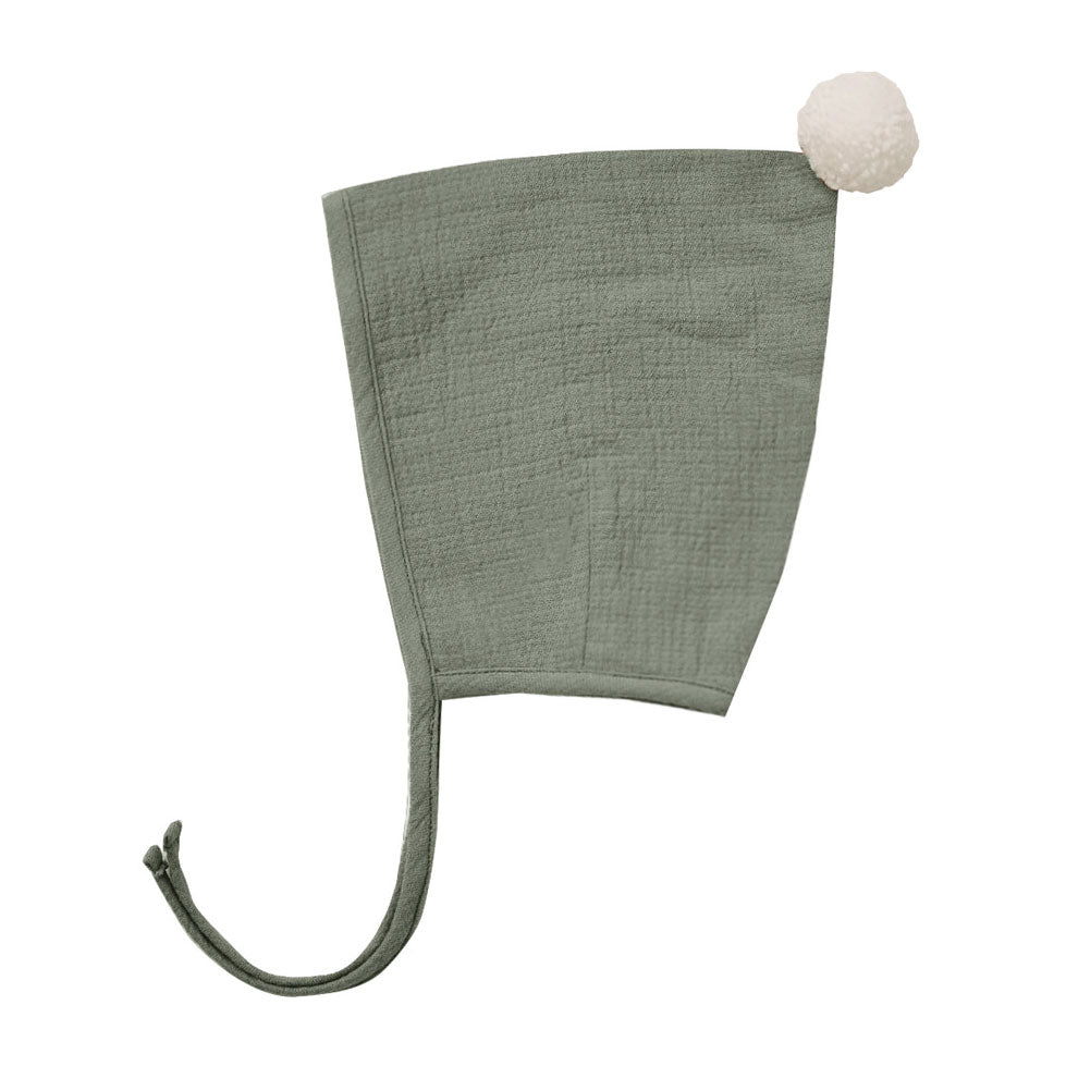 Quincy Mae Pom Pixie Bonnet-Basil