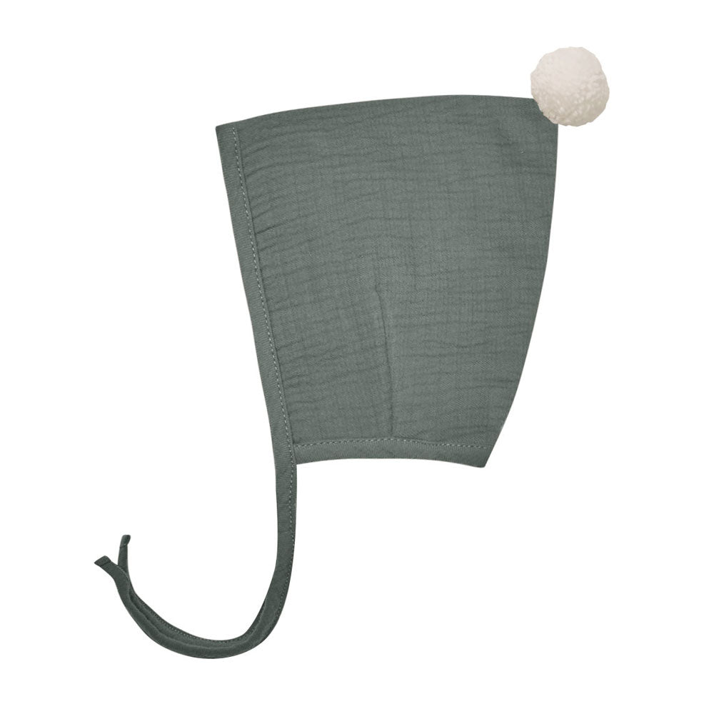 Quincy Mae Pom Pom Pixie Bonnet | Dusk