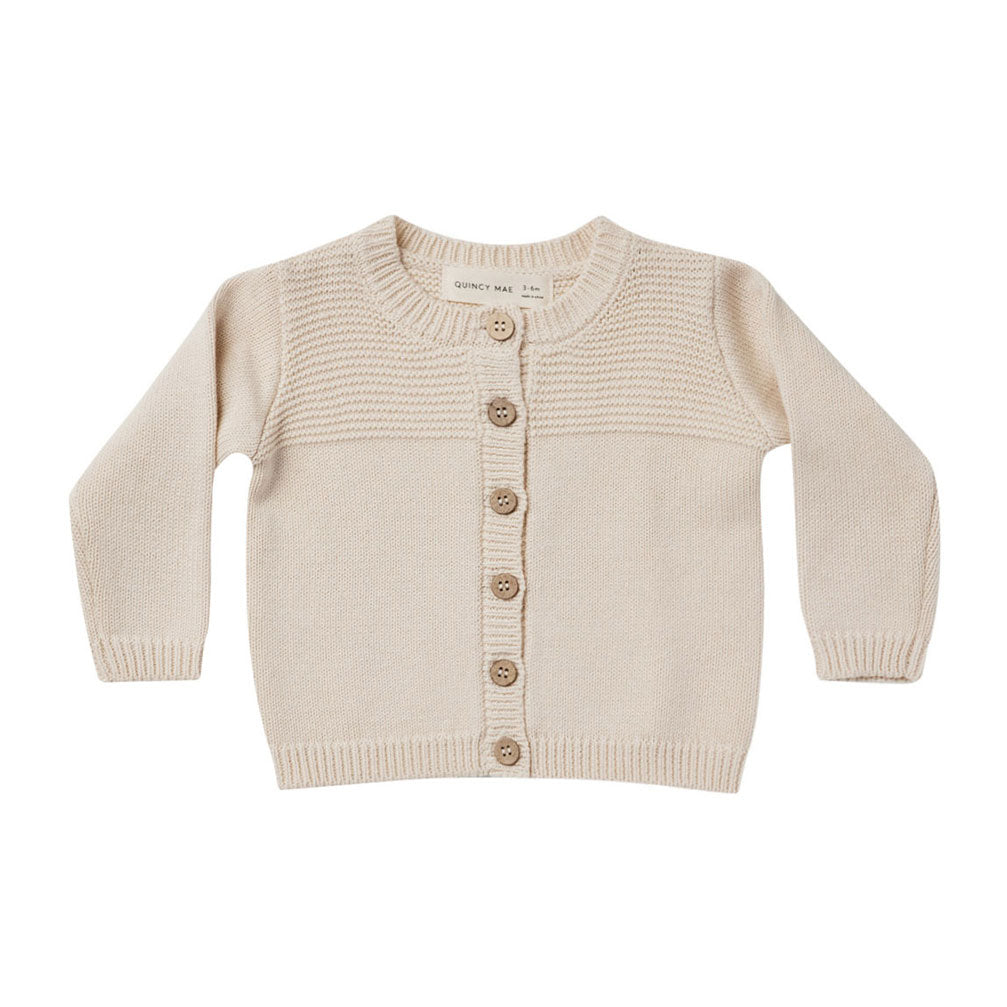 Quincy Mae Knit Cardigan | Natural