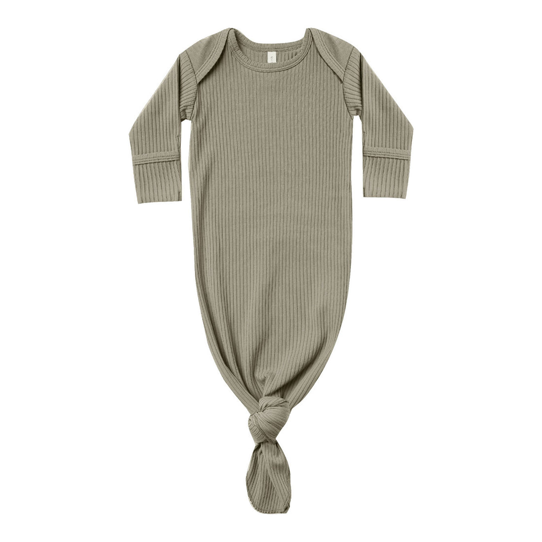 Quincy Mae Knotted Baby Gown | Fern