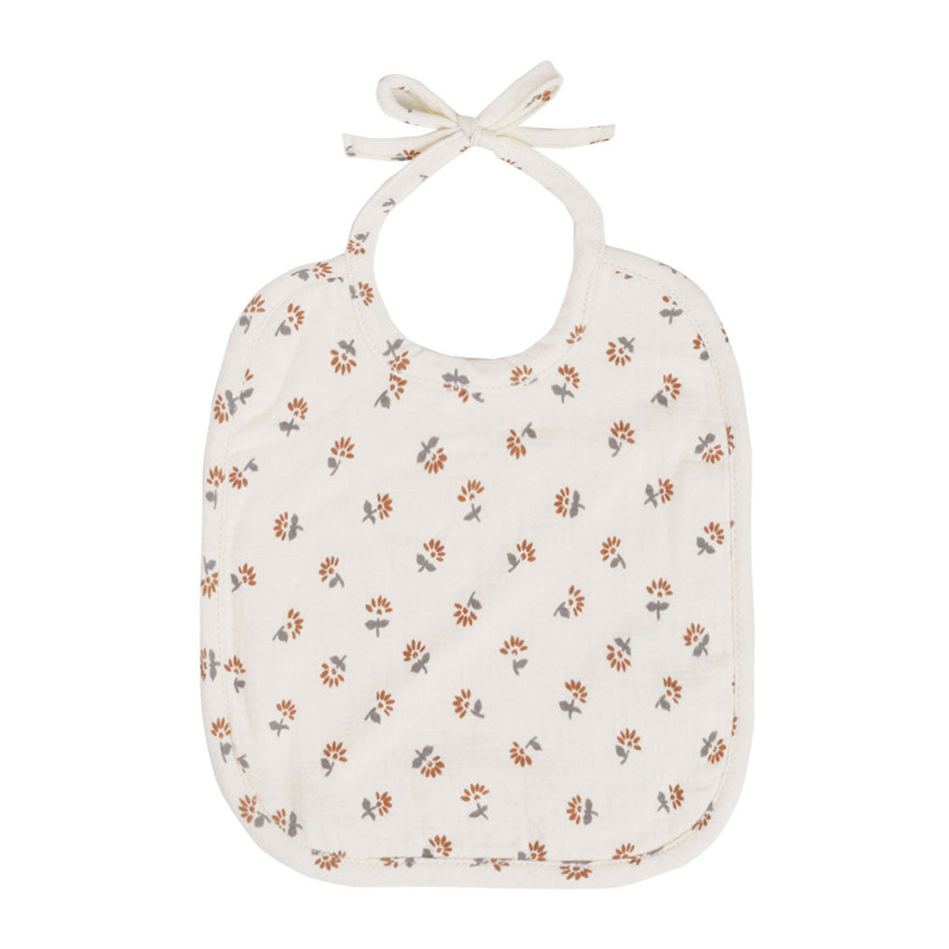 Quincy Mae Daisy Woven Tie Bib