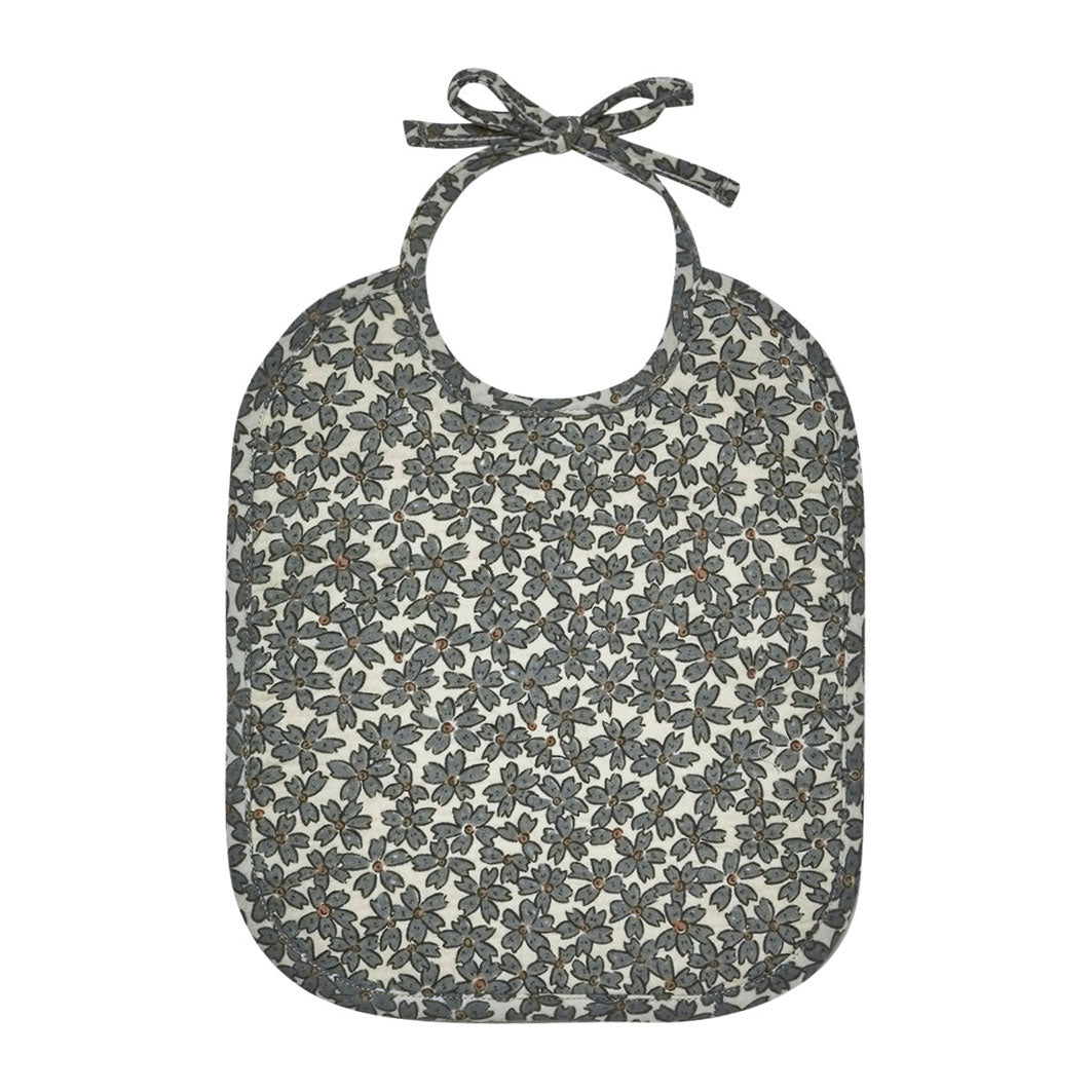 Quincy Mae Woven Tie Bib | Dusk Floral