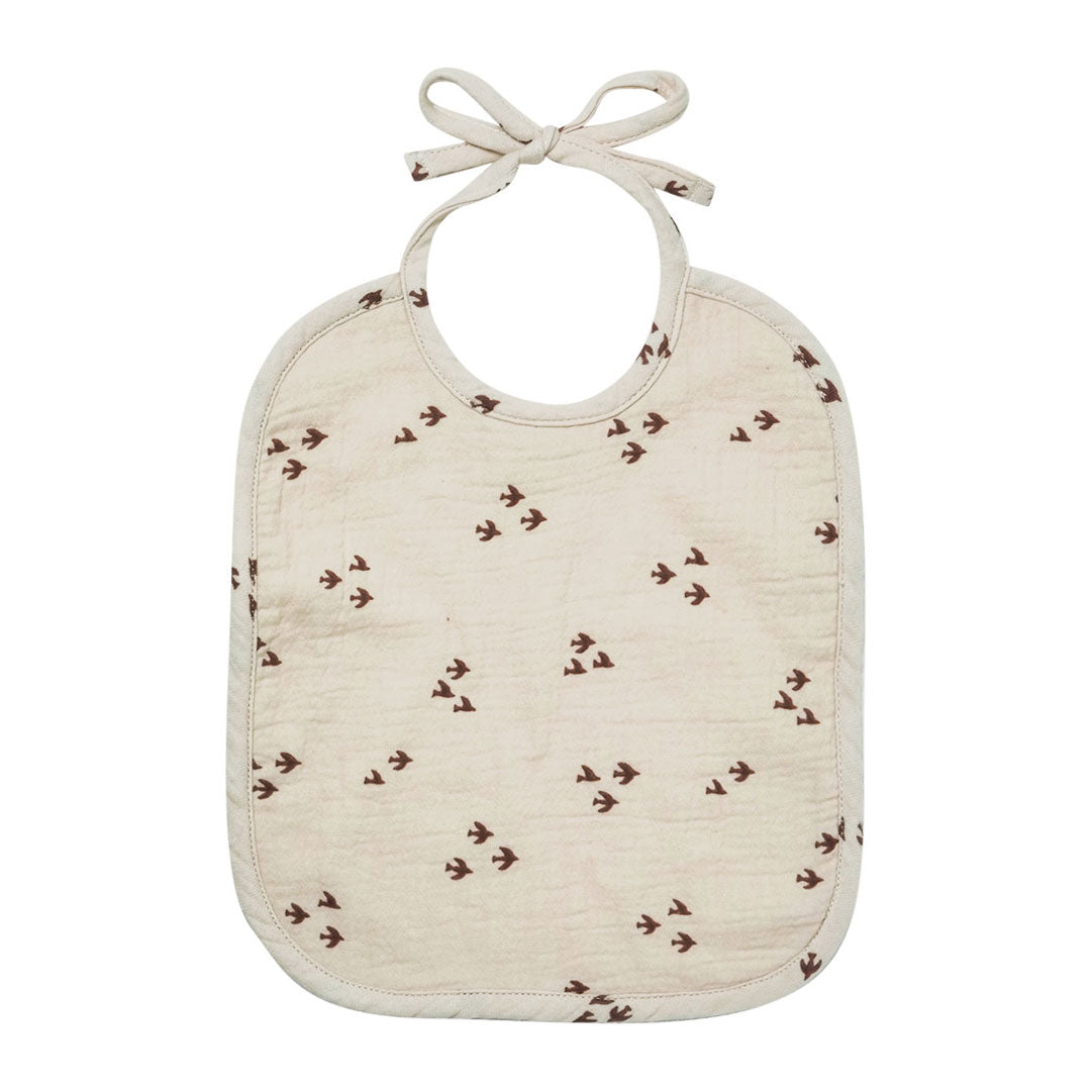 Quincy Mae Woven Tie Bib | Flock