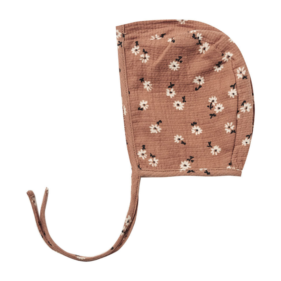Quincy Mae Baby Bonnet-Clay Ditsy
