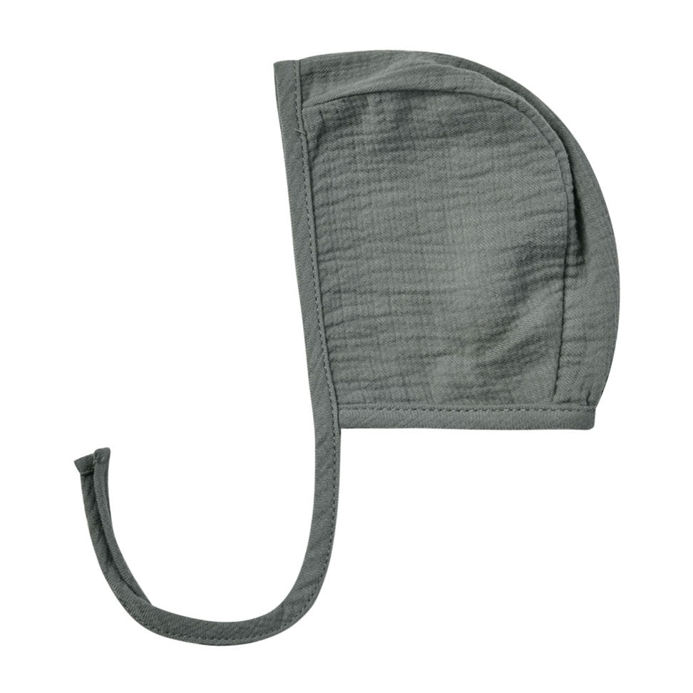 Quincy Mae Woven Baby Bonnet | Dusk