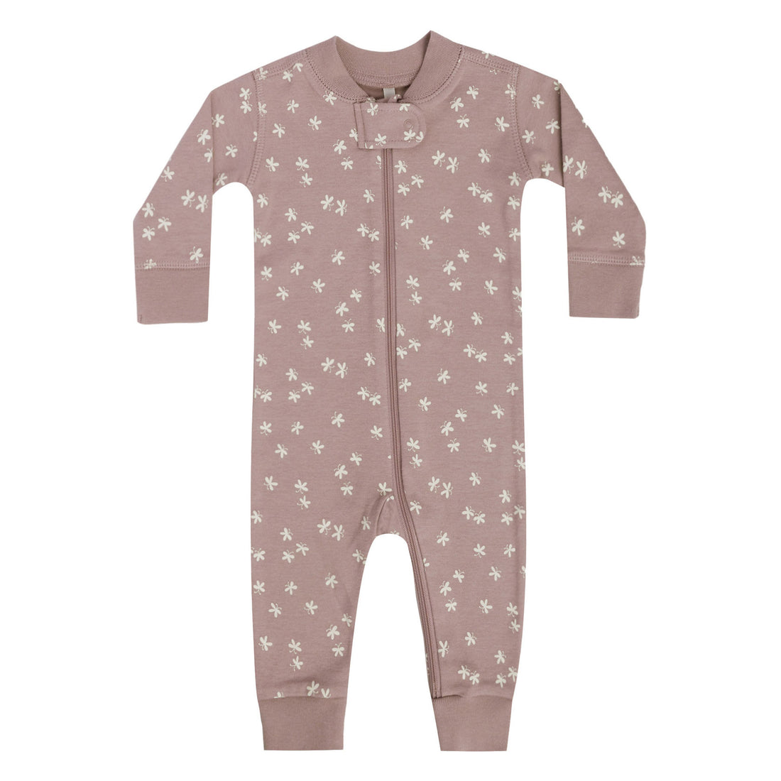 Quincy Mae Zip Longsleeve Sleeper | Butterflies