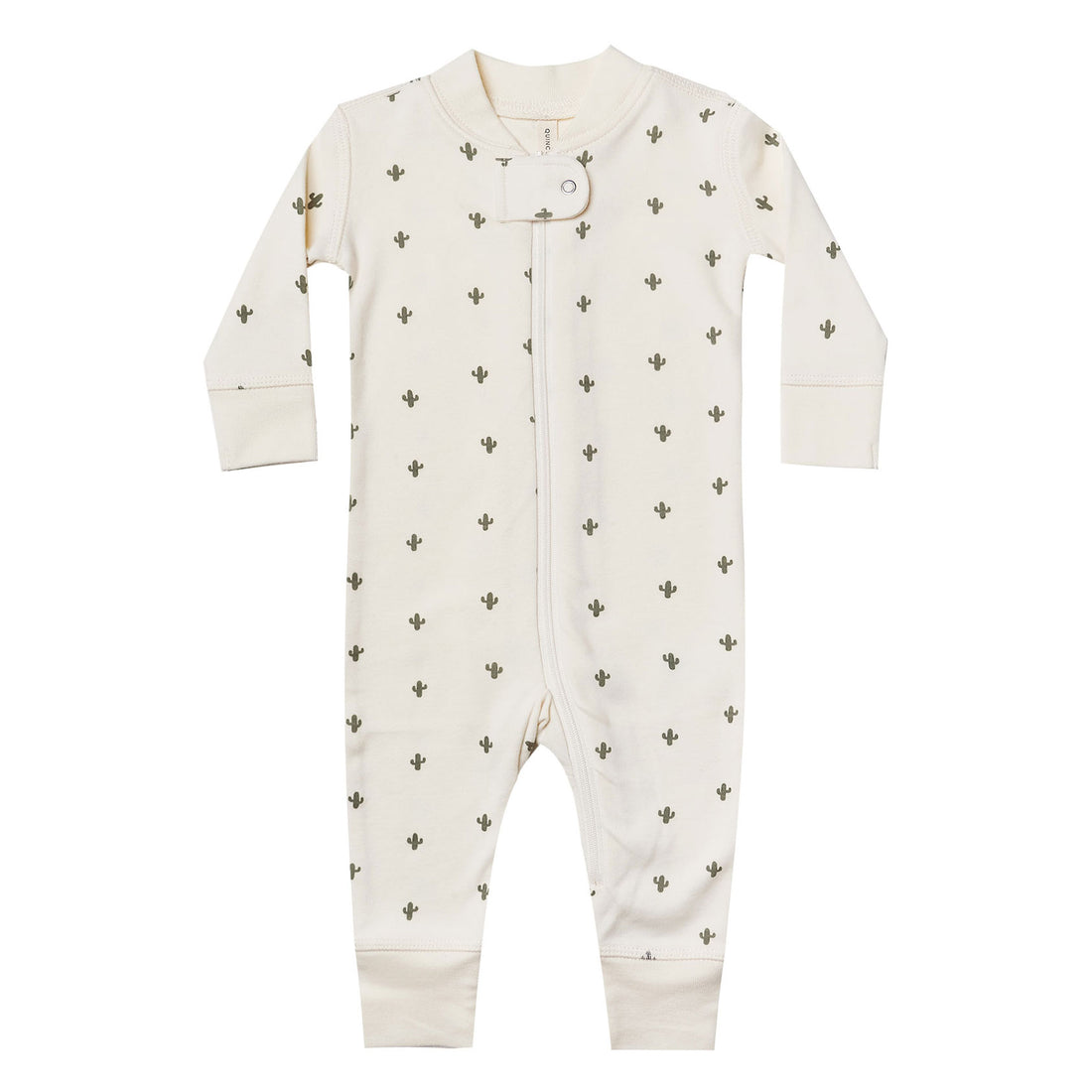 Quincy Mae Zip Longsleeve Sleeper-Cactus
