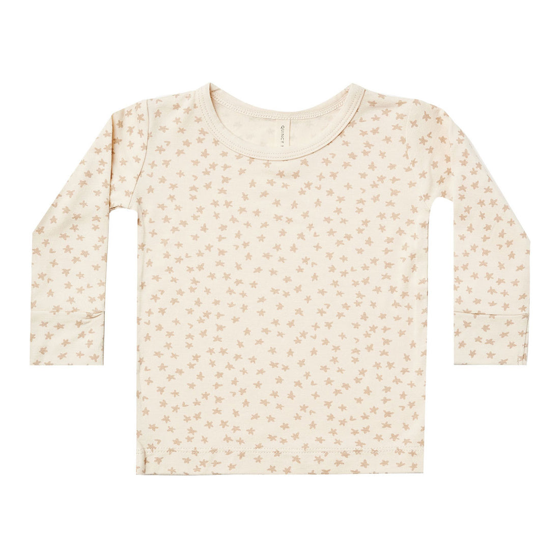 Quincy Mae Bamboo Longsleeve Tee-Scatter