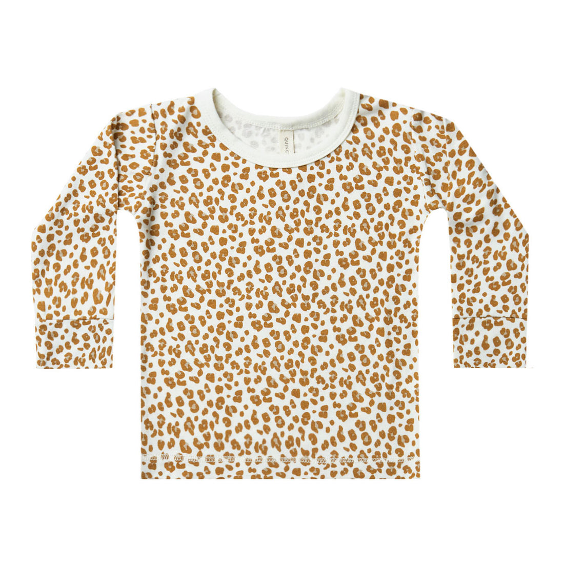 Quincy Mae Bamboo Long Sleeve Tee | Cheetah