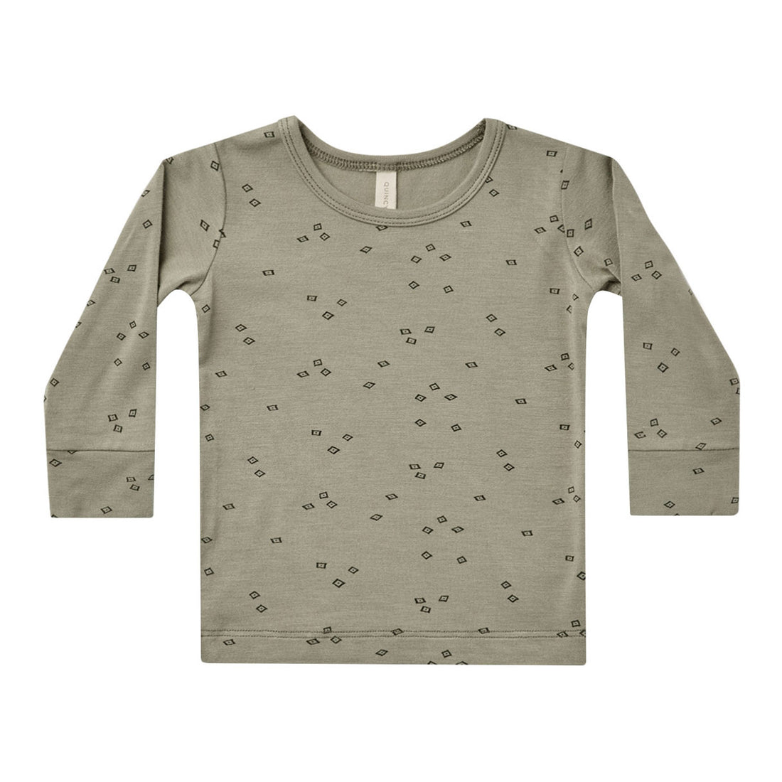 Quincy Mae Bamboo Long Sleeve Tee | Geo