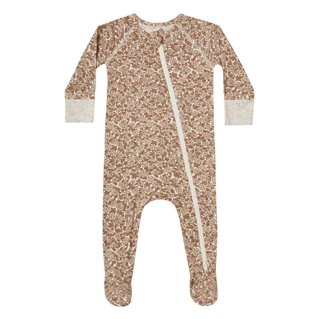 Quincy Mae Bamboo Zip Footie | Meadow