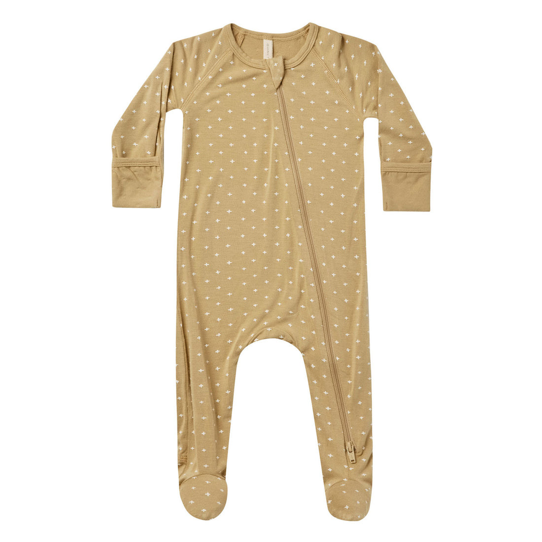 Quincy Mae Bamboo Zip Footie | Plus