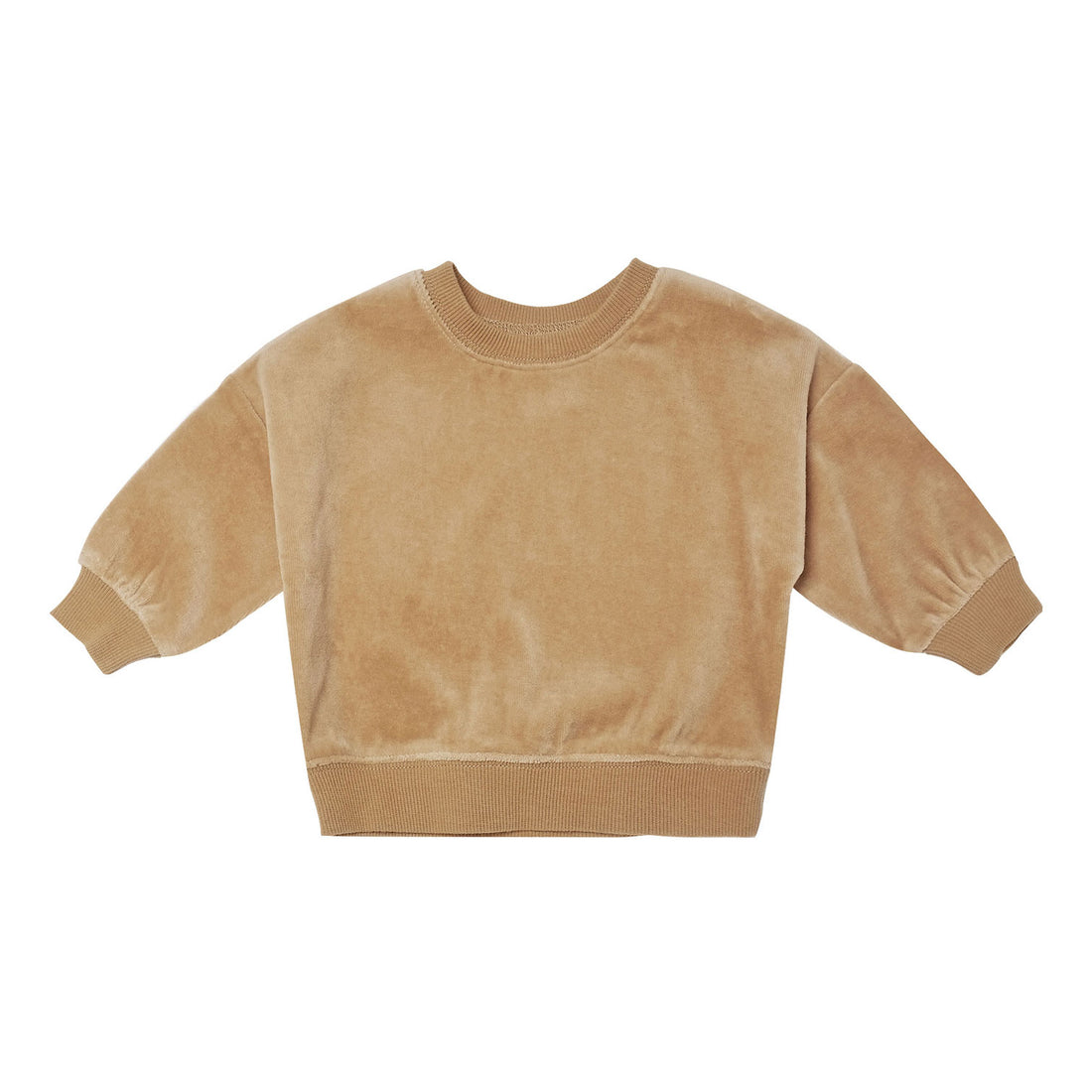 Quincy Mae Drop Shoulder Sweatshirt-Honey