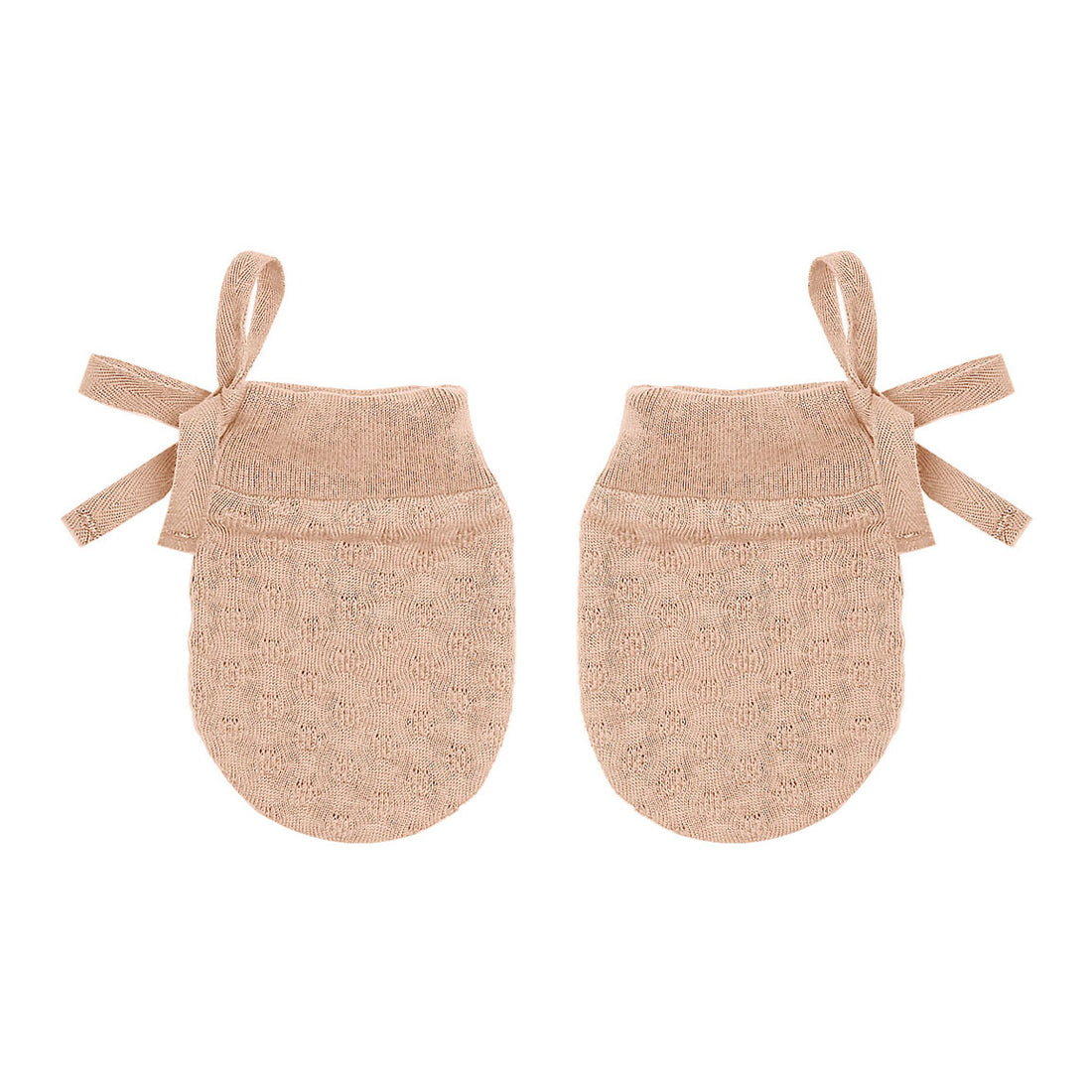 Quincy Mae  Petal Pointelle No Scratch Mittens