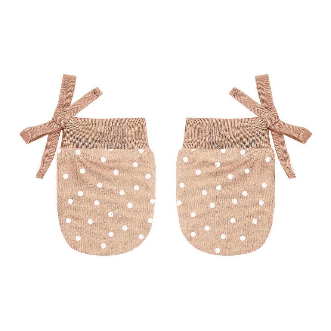 Quincy Mae No Scratch Mittens-Dots