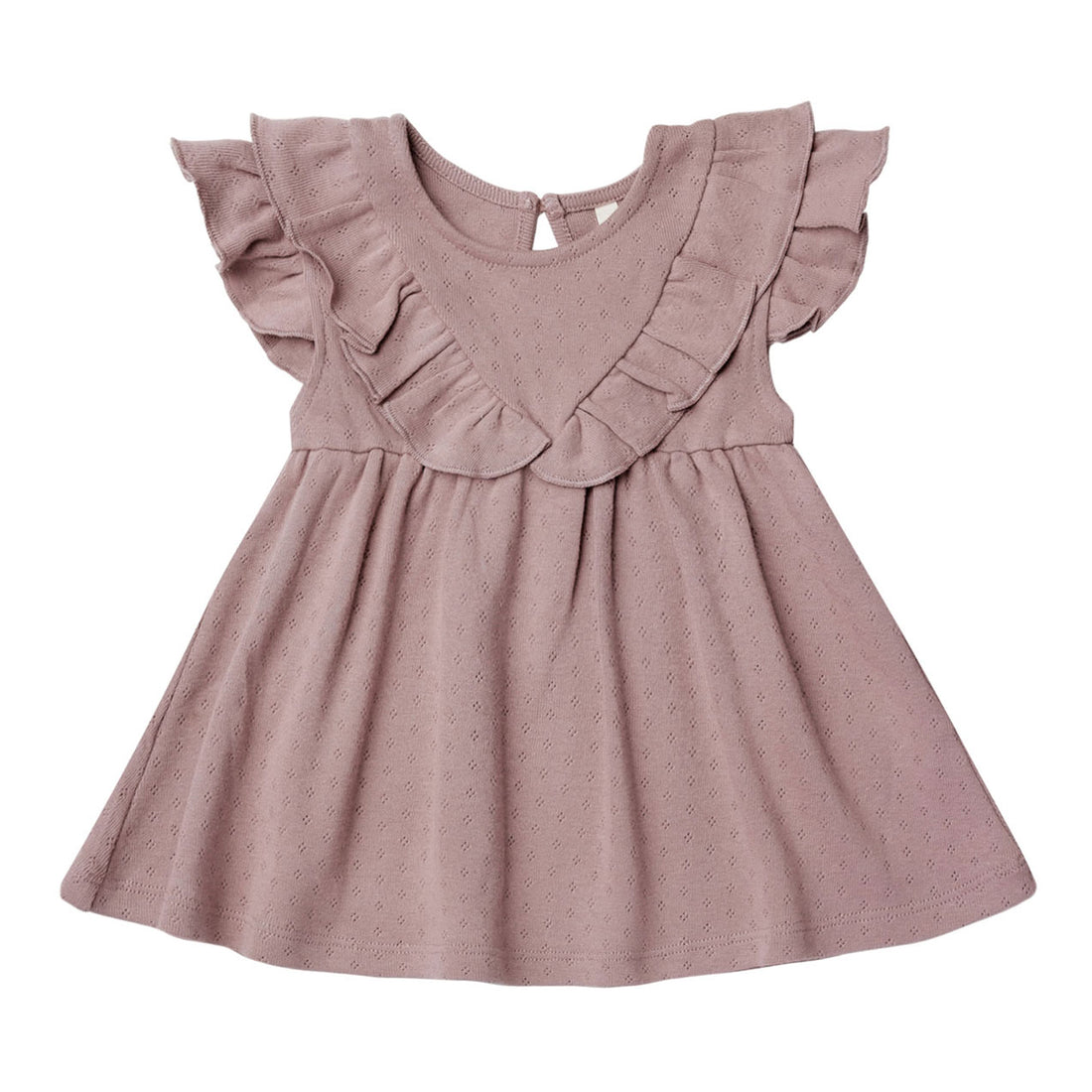 Quincy Mae Sleeveless Ruffle V Dress | Lilac