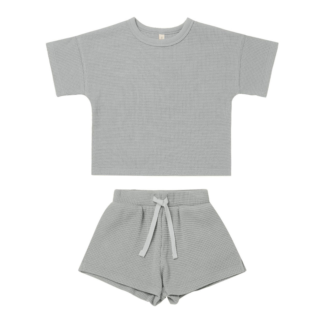 Quincy Mae Sky Waffle Short Set