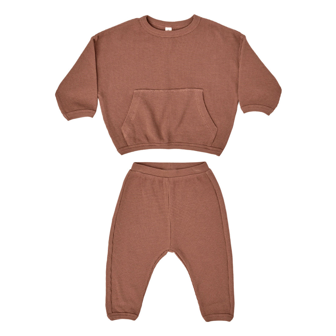 Quincy Mae Sienna Waffle Sweat Set