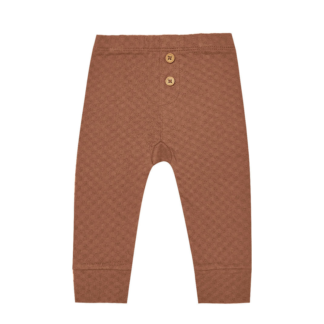 Quincy Mae  Clay Pointelle Legging