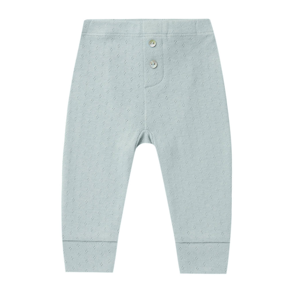 Quincy Mae Pointelle Leggings | Sky