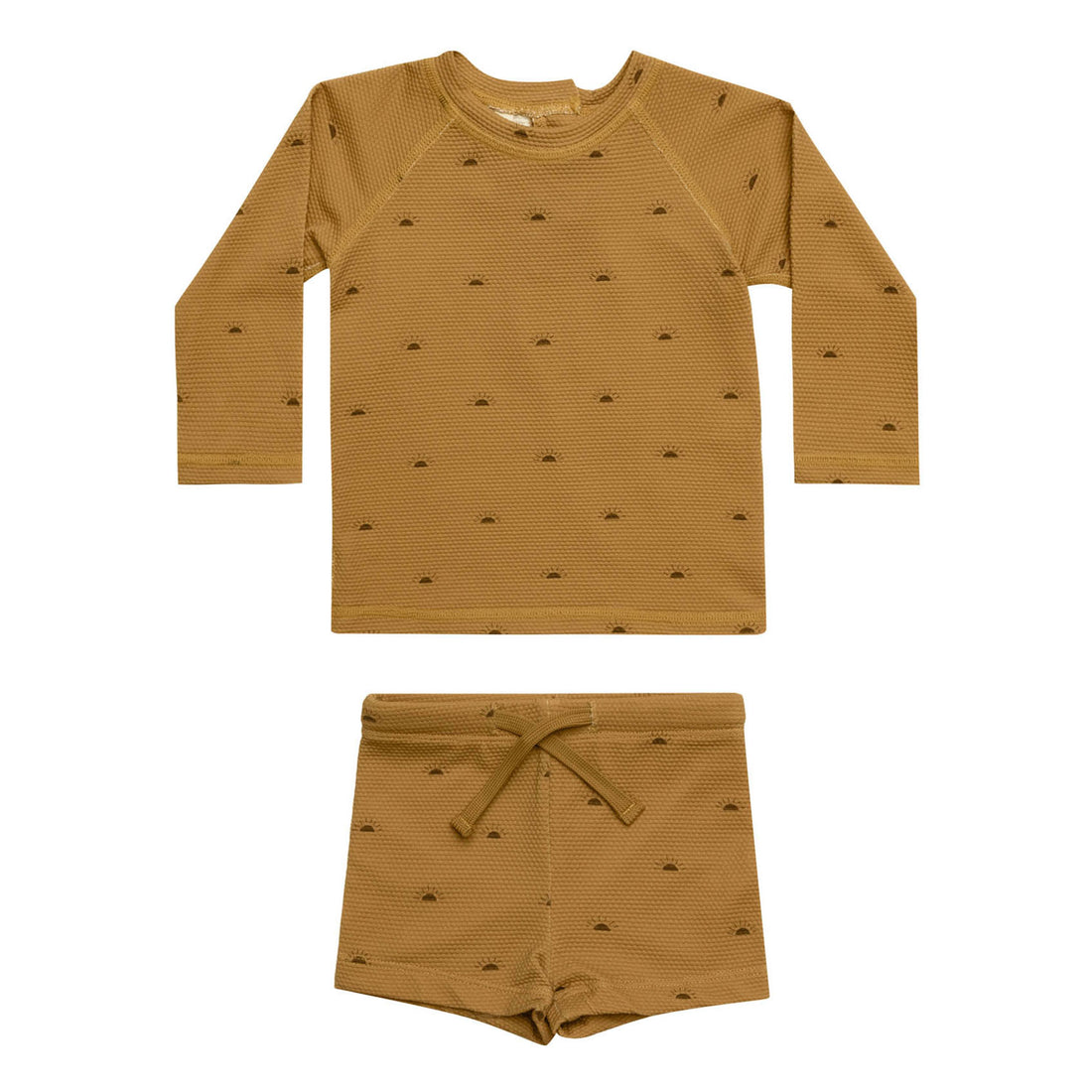 Quincy Mae Two Piece Boys Rashguard Set | Sunrise