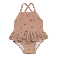 Quincy Mae One Piece Girls Swimsuit | Cherry