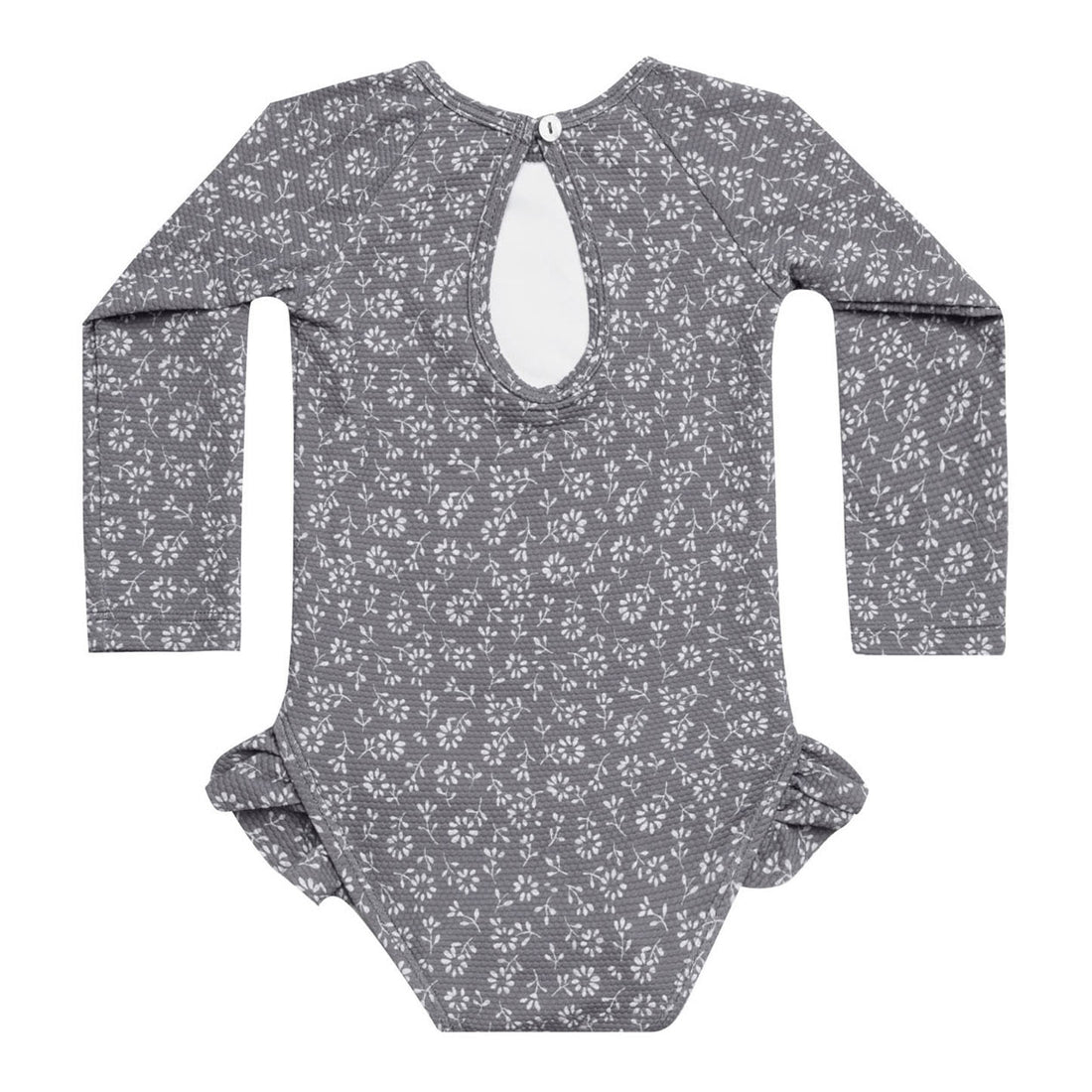 Quincy Mae One Piece Girls Rashguard| Indigo Flora