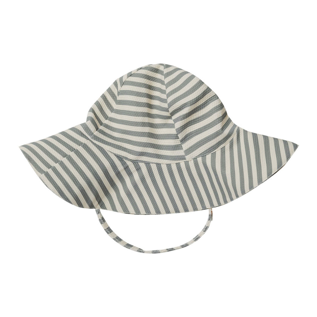 Quincy Mae Sea Green Stripe Sun Hat