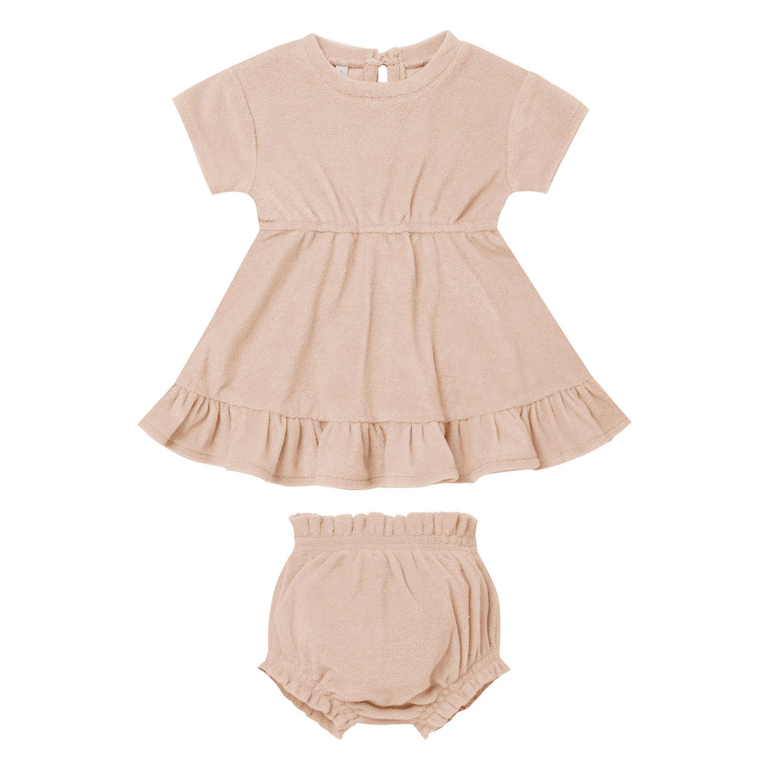 Quincy Mae Terry Dress Set | Blush
