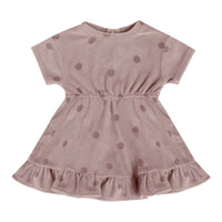Quincy Mae Terry Dress Set | Dots