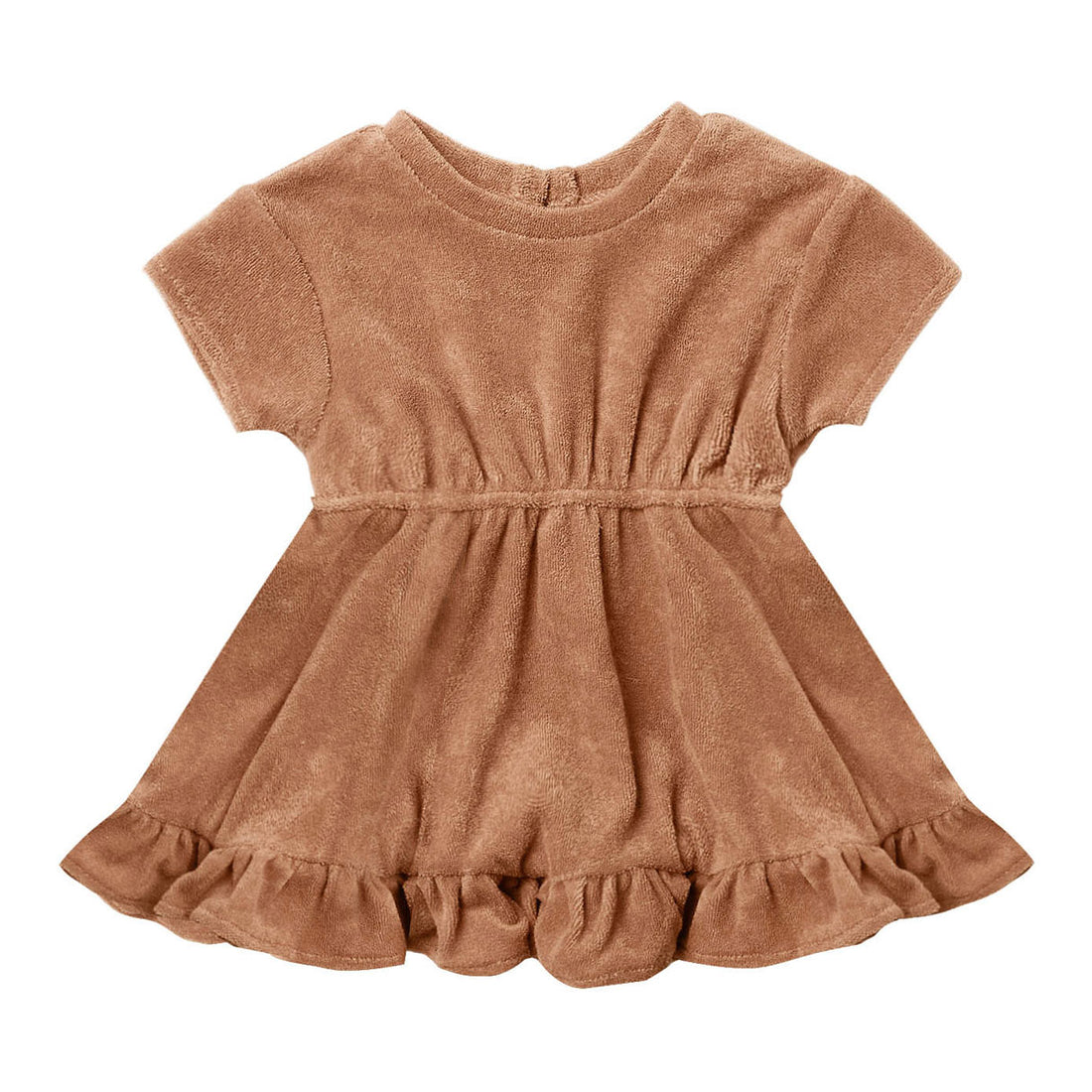 Quincy Mae Terracotta Terry Dress Set