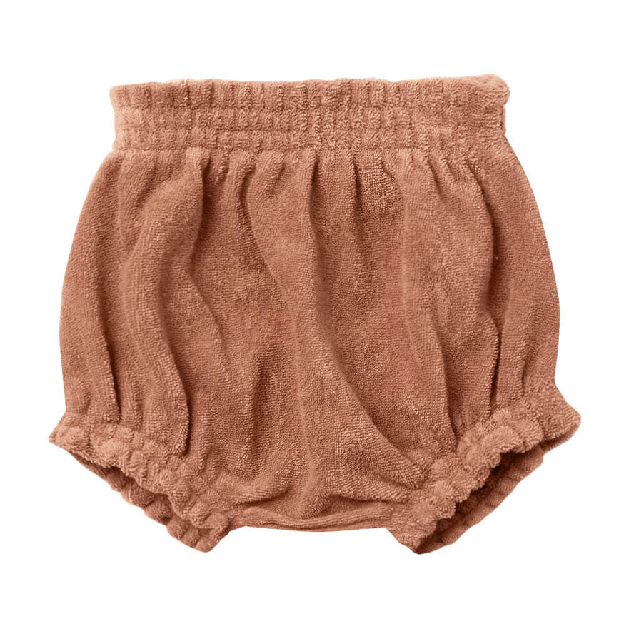 Quincy Mae Terracotta Terry Dress Set