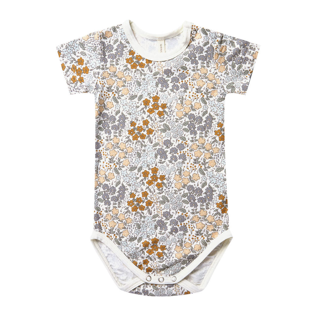 Quincy Mae Bamboo Shortsleeve Bodysuit | Garden