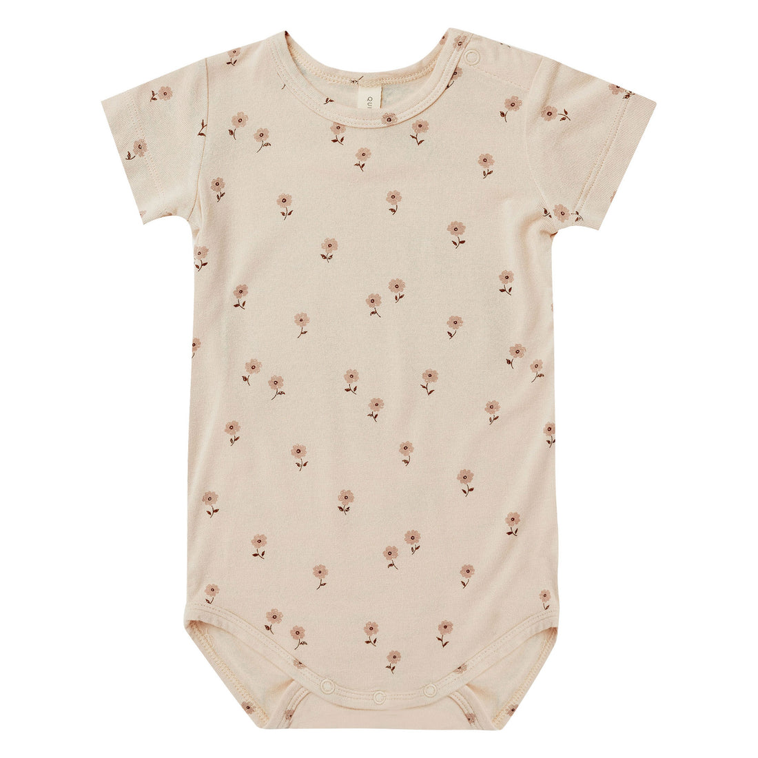 Quincy Mae Bamboo Short Sleeve Bodysuit | Lilac Fleur