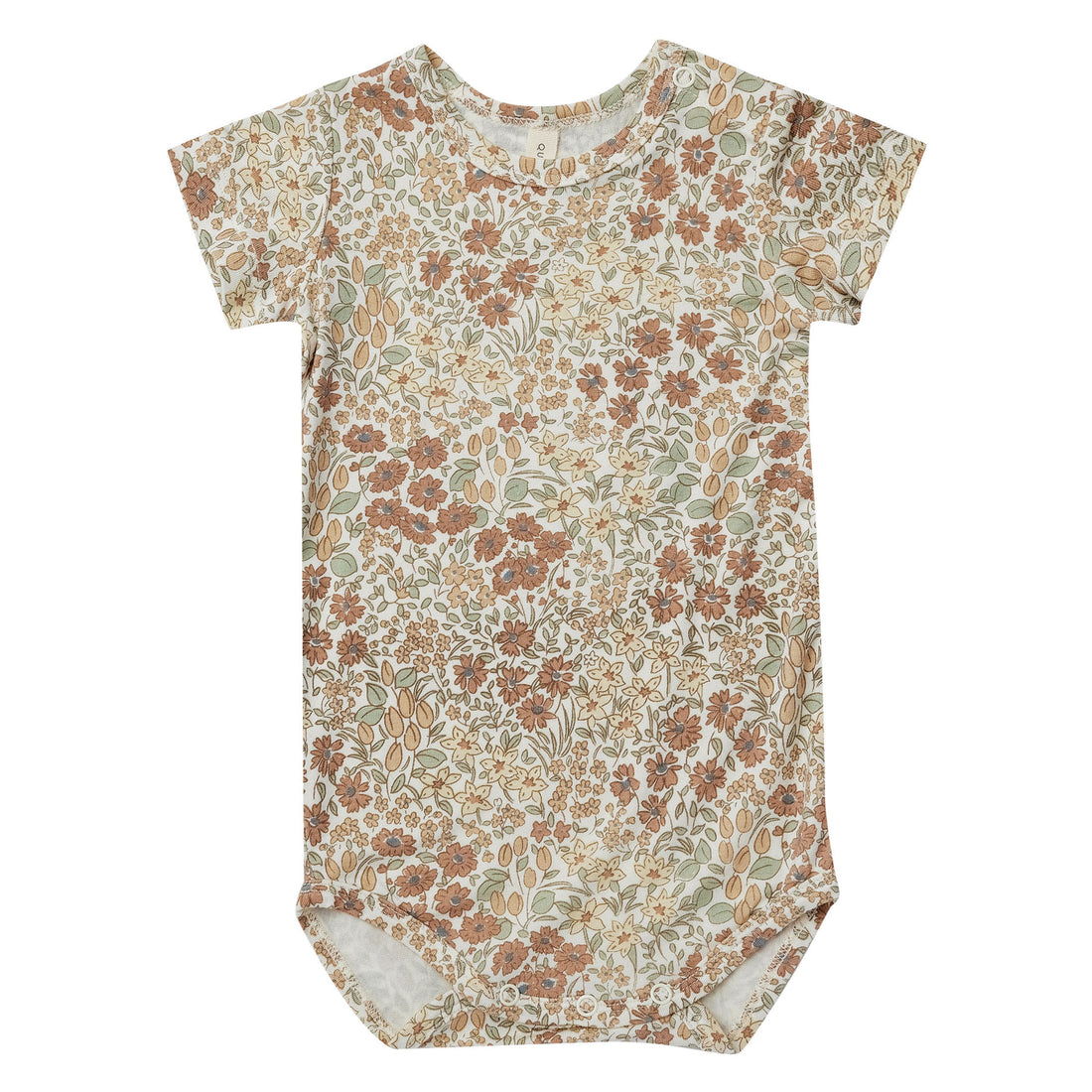 Quincy Mae Bamboo Short Sleeve Bodysuit | Wildflowers