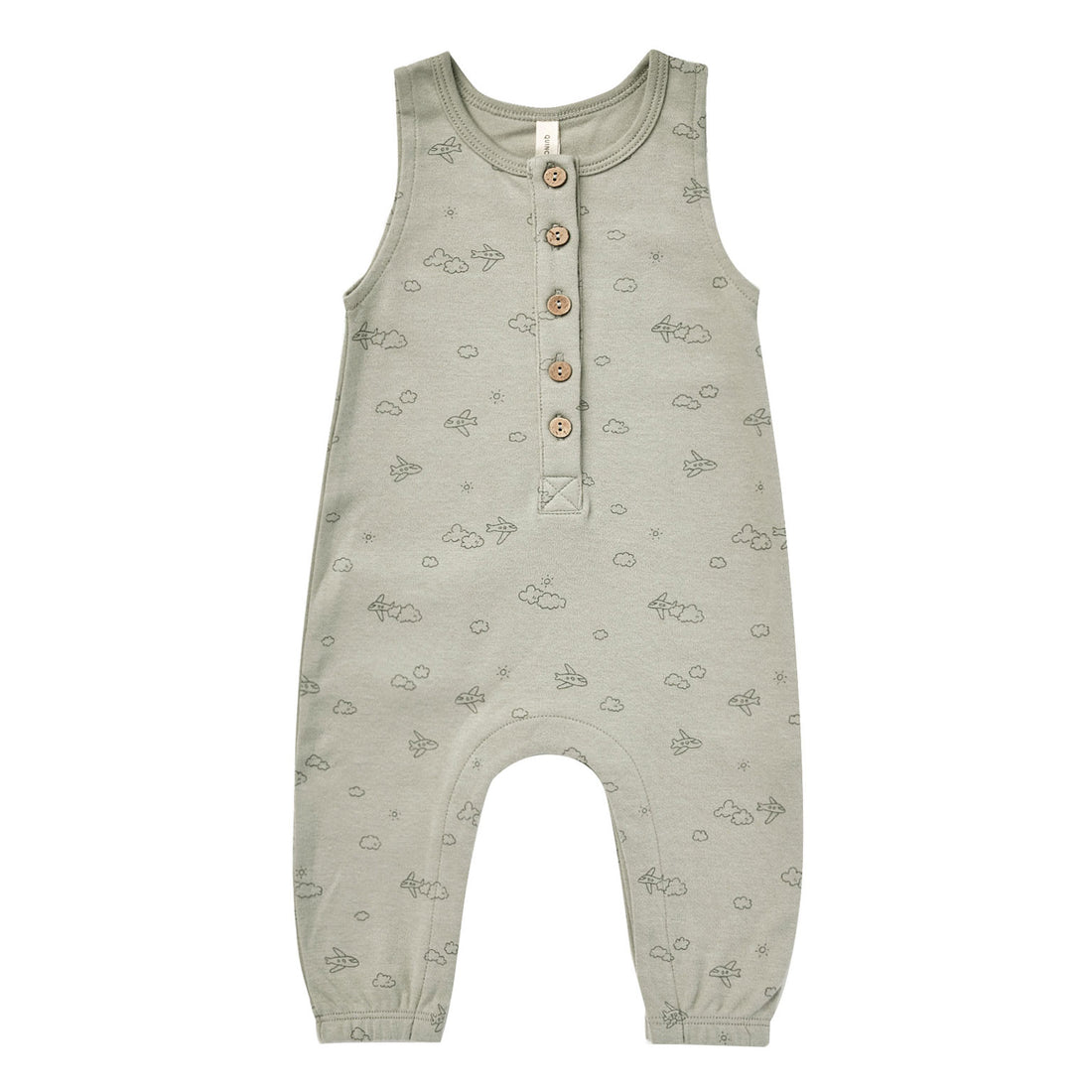 Quincy Mae Sleeveless Jumpsuit | Pistachio