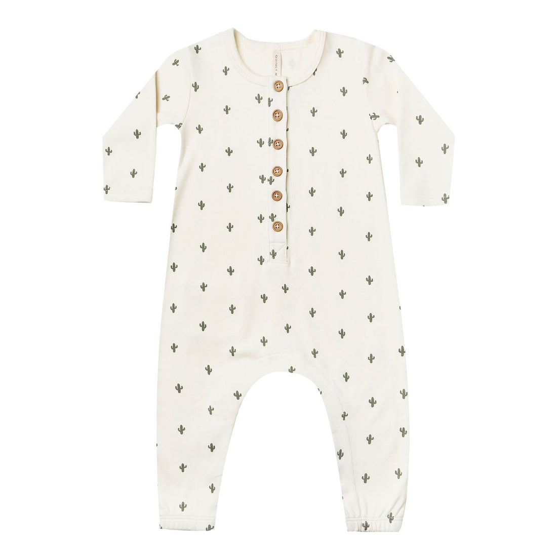 Quincy Mae Longsleeve Jumpsuit-Cactus