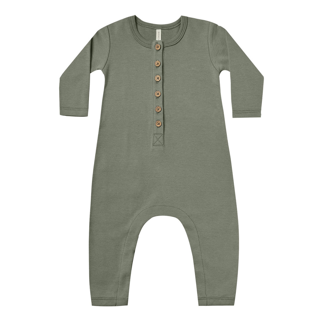 Quincy Mae Longsleeve Jumpsuit-Basil
