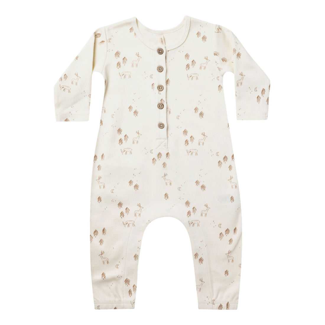 Quincy Mae Long Sleeve Jumpsuit | Woodland